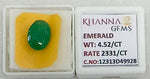 Load image into Gallery viewer, 4.52/CT Natural Panna Stone with Govt. Lab Certificate-12313D49928