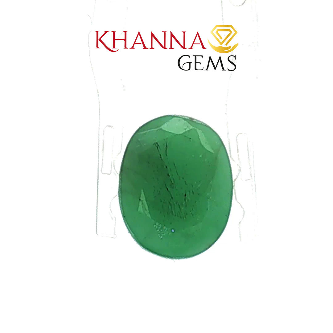 4.8/CT Natural Panna Stone with Govt. Lab Certificate-12313D49946