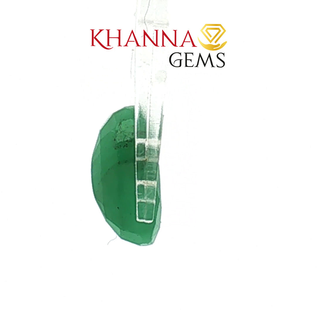 4.8/CT Natural Panna Stone with Govt. Lab Certificate-12313D49946