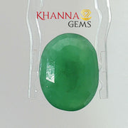 7.56/CT Natural Panna Stone with Govt. Lab Certificate-12927D53244