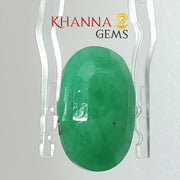 7.27/CT Natural Panna Stone with Govt. Lab Certificate-12927D53245