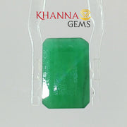6.47/CT Natural Panna Stone with Govt. Lab Certificate-13108D53934