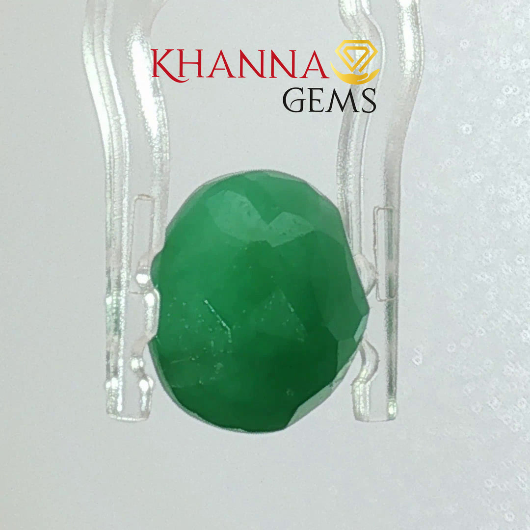 4.9/CT Natural Panna Stone with Govt. Lab Certificate-13108D53939