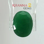 Load image into Gallery viewer, 6.49/CT Natural Panna Stone with Govt. Lab Certificate-13108D53944