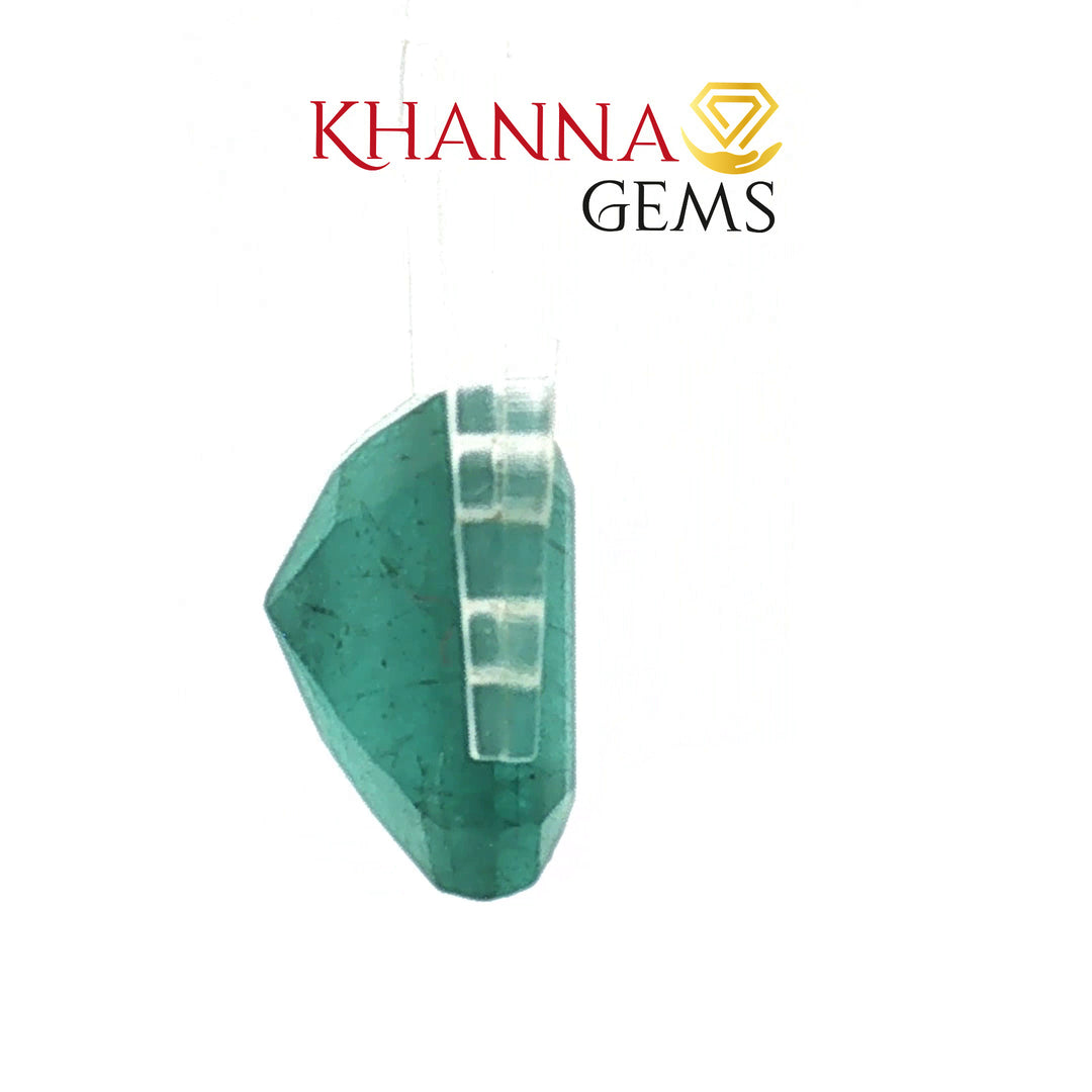 6.68/CT Natural Panna Stone with Govt. Lab Certified-13409D54724