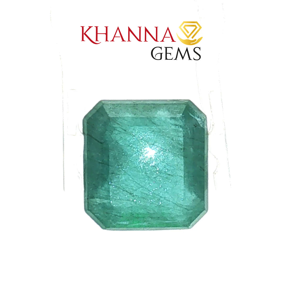 6.68/CT Natural Panna Stone with Govt. Lab Certified-13409D54724