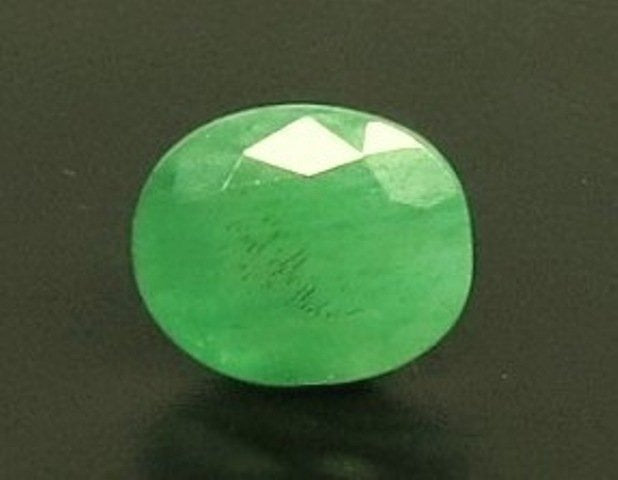 8.54/CT Natural Panna Stone with Govt. Lab Certificate