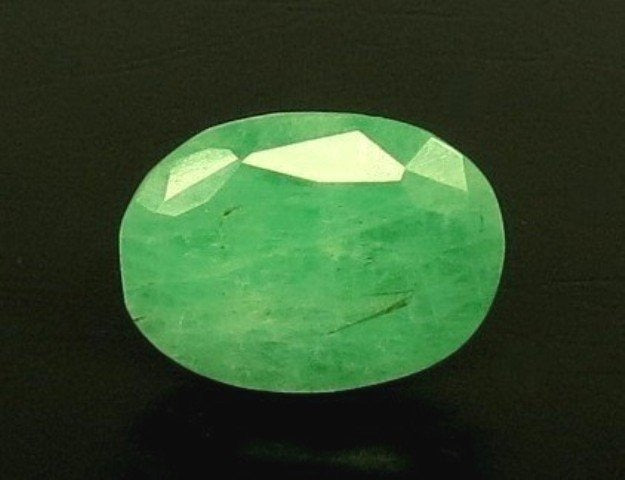 7.53/CT Natural Panna Stone with Govt. Lab Certificate (1665)