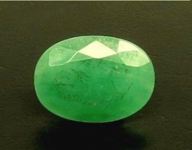 5.54/CT Natural Panna Stone with Govt. Lab Certificate (4551)