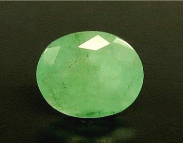 5.74/CT Natural Panna Stone with Govt. Lab Certificate (2331)