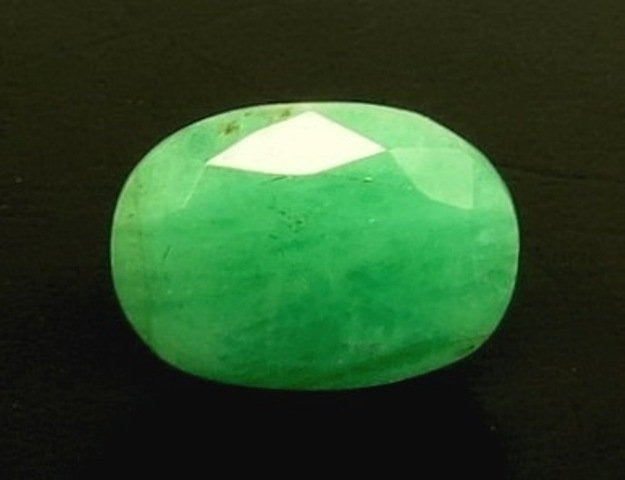 6.36/CT Natural Panna Stone with Govt. Lab Certificate (1665)