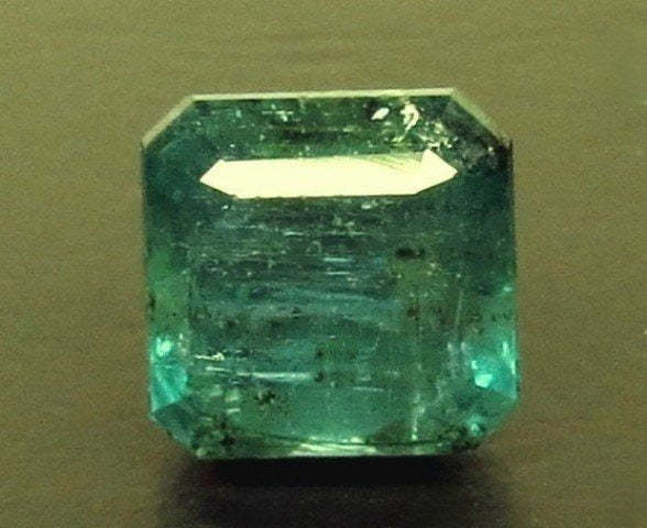 2.89/CT Natural Panna Stone with Govt. Lab Certificate (45510)