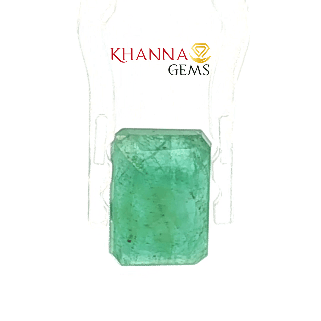 4.66/CT Natural Certified Emerald Gemstone -1299D2224