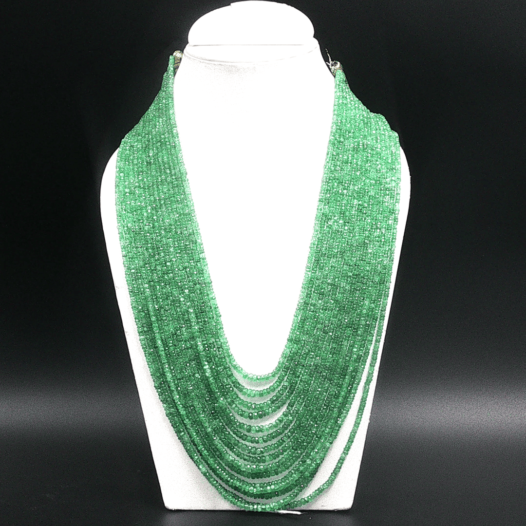 864.00/CT Natural Emerald Beads - 7987D31899