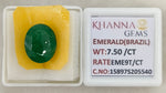 Load image into Gallery viewer, 7.5/CT Natural Panna Stone with Govt. Lab Certificate-15897S205540