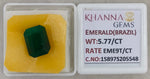 Load image into Gallery viewer, 5.77/CT Natural Panna Stone with Govt. Lab Certificate-15897S205548