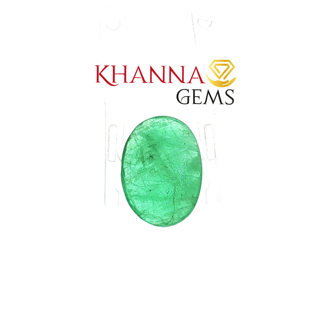 3.18/CT Natural Panna Stone with Govt. Lab Certificate-16839S209415