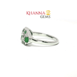 Load image into Gallery viewer, 3.22/GM  EMERALD RING Earrings - G0677