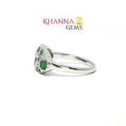 3.22/GM  EMERALD RING Earrings - G0677