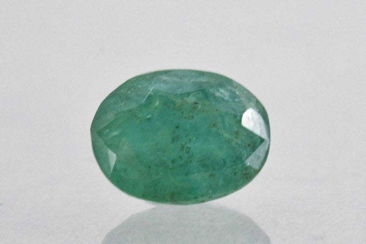 4.09/CT Natural Panna Stone with Govt. Lab Certificate-15833S205030