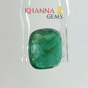 6.62/CT Natural Panna Stone with Govt. Lab Certificate-16910S209826