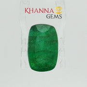 5.83/CT Natural Panna Stone with Govt. Lab Certificate-16910S209833