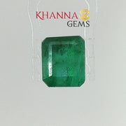 5.4/CT Natural Panna Stone with Govt. Lab Certificate-16910S209834