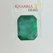 6.47/CT Natural Panna Stone with Govt. Lab Certificate-16910S209835
