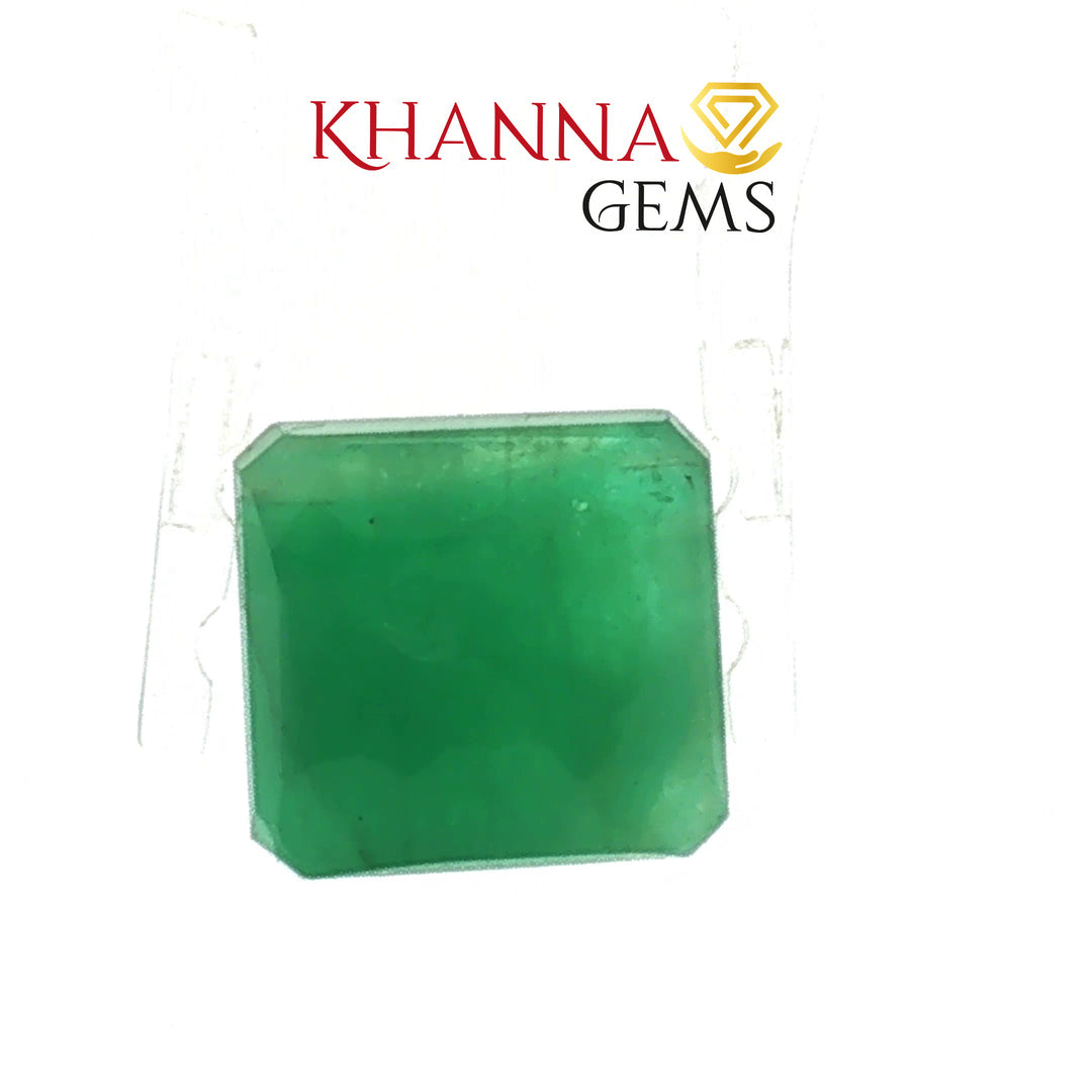 5.55/CT Natural Panna Stone with Govt. Lab Certified-17134S210729