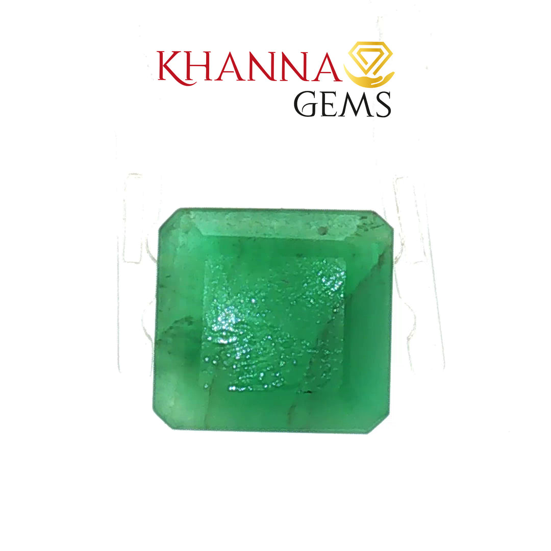 5.55/CT Natural Panna Stone with Govt. Lab Certified-17134S210729