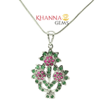 Load image into Gallery viewer, 7.40/GM Emerald Ruby Pendent - N0012