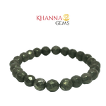 Load image into Gallery viewer, Premium Faceted Pyrite 8MM Gemstone Beads – NOO6006