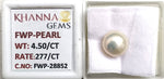 Load image into Gallery viewer, 4.50/CT Natural Fresh Water Pearl With Lab Certificate
