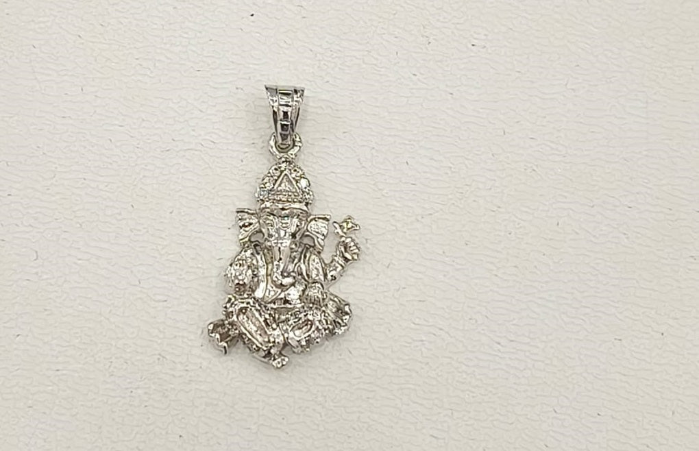 3.20/GM GANPATI SILVER PENDANT  (400)
