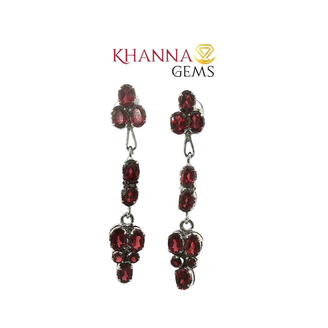9.00/GM Royal Garnet Earrings - G0050