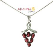 5.60/GM Garnet Zircon Pendent - N0011
