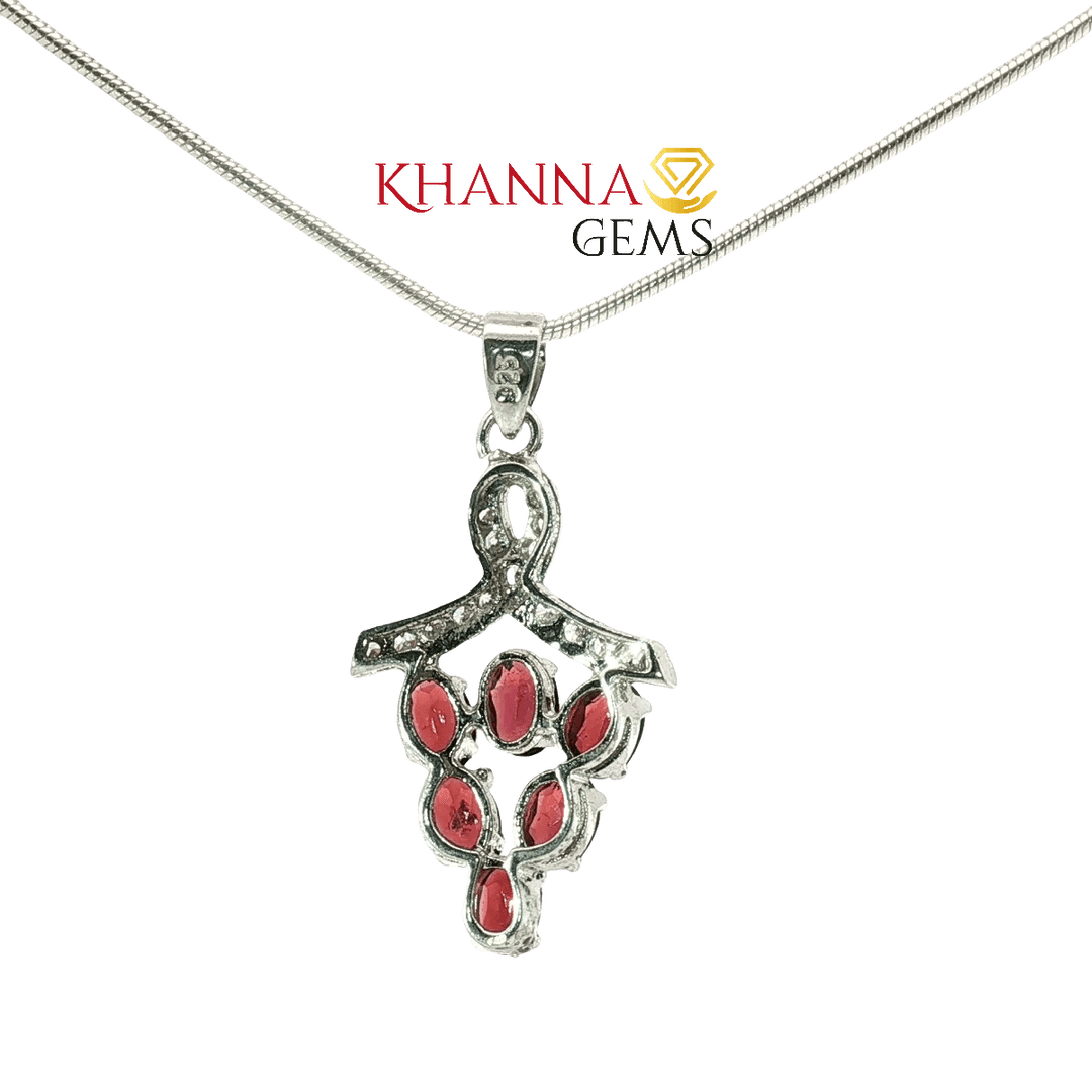 5.60/GM Garnet Zircon Pendent - N0011