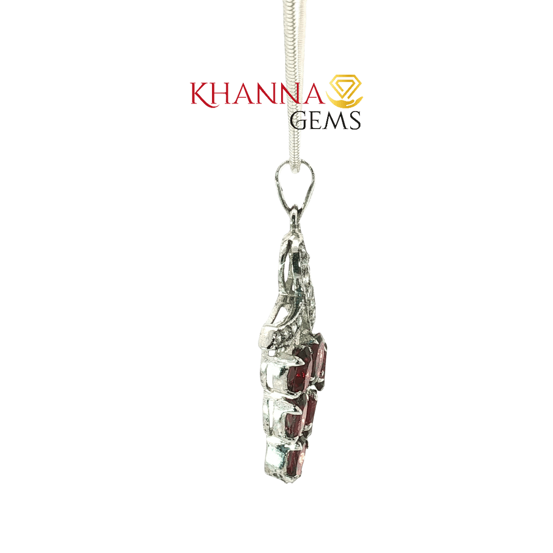 5.60/GM Garnet Zircon Pendent - N0011