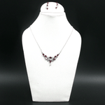 Load image into Gallery viewer, 18.65/GM GARNET NECKLACE T SET GEMSTONE - 00181
