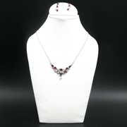 18.65/GM GARNET NECKLACE T SET GEMSTONE - 00181