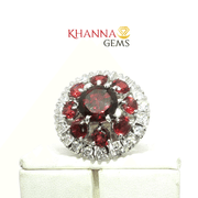 8.53/GM  GARNET ZIRCON RING Earrings - G0560