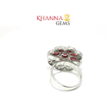 Load image into Gallery viewer, 7.91/GM  GARNET ZIRCON RING Earrings - G0561