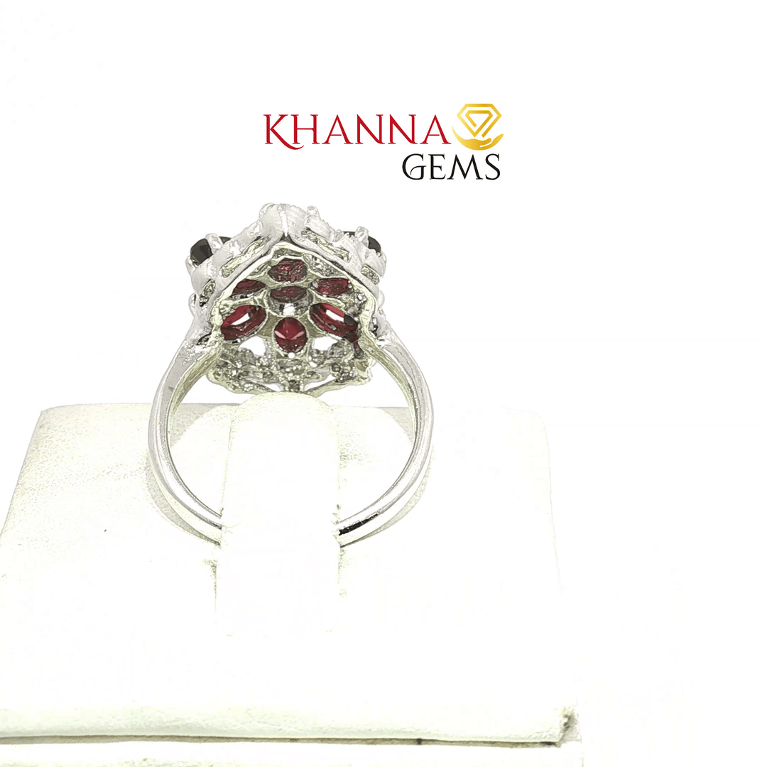 5.65/GM  GARNET ZIRCON RING Earrings - G0564