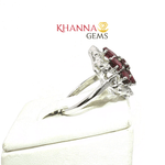 Load image into Gallery viewer, 5.65/GM  GARNET ZIRCON RING Earrings - G0564