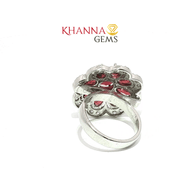8.22/GM  GARNET ZIRCON RING Earrings - G0567