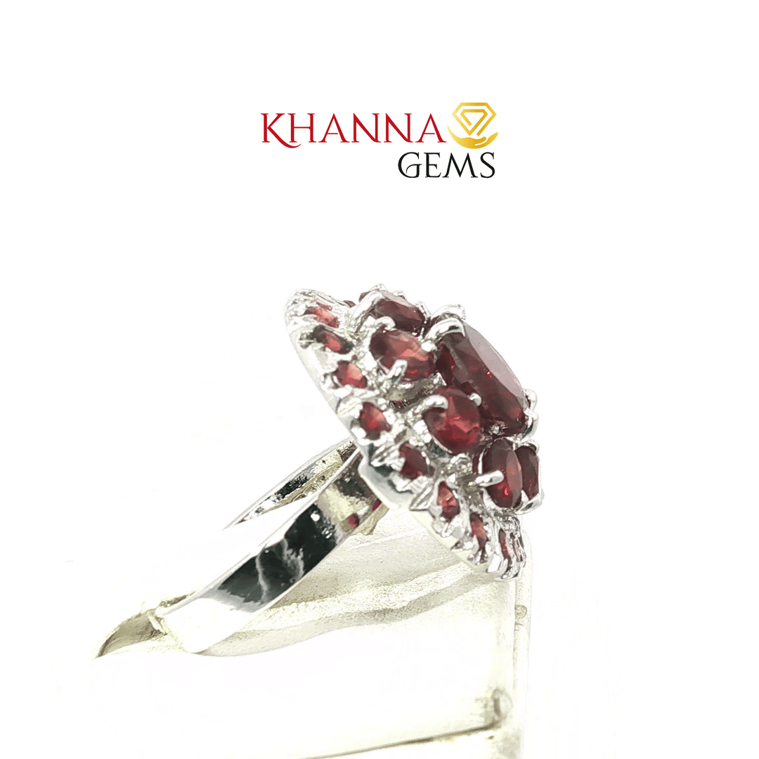 8.93/GM  GARNET ZIRCON RING Earrings - G0569
