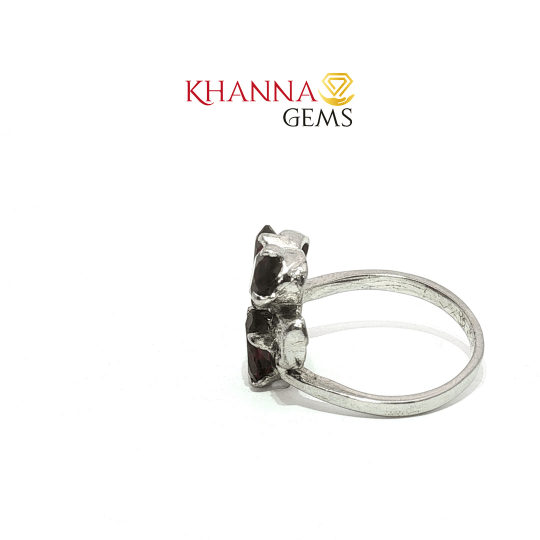 2.80/GM  GARNET ZIRCON RING Earrings - G0371