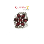 Load image into Gallery viewer, 5.44/GM  GARNET ZIRCON RING Earrings - G0064