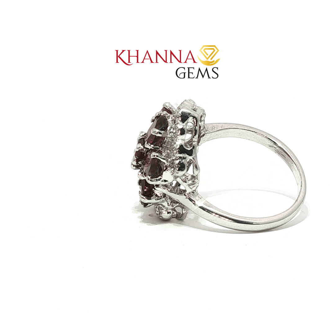 5.44/GM  GARNET ZIRCON RING Earrings - G0064