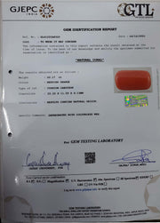 20.17/CT Natural Red Coral With Govt. Lab Certificate